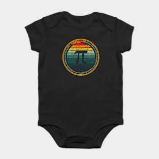 Vintage PI Day Math 3.14 Number PI Lover Baby Bodysuit